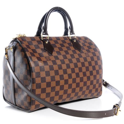 louis vuitton speedy bandouliere 30 damier ebene|louis vuitton bandouiller 30.